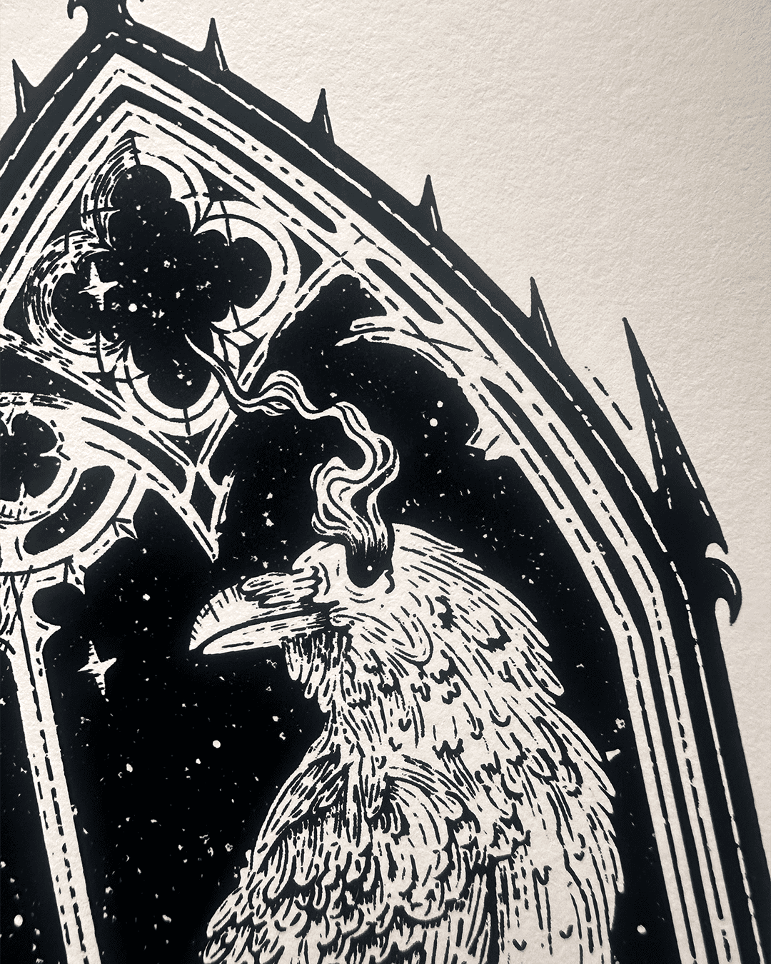 Print corbeau