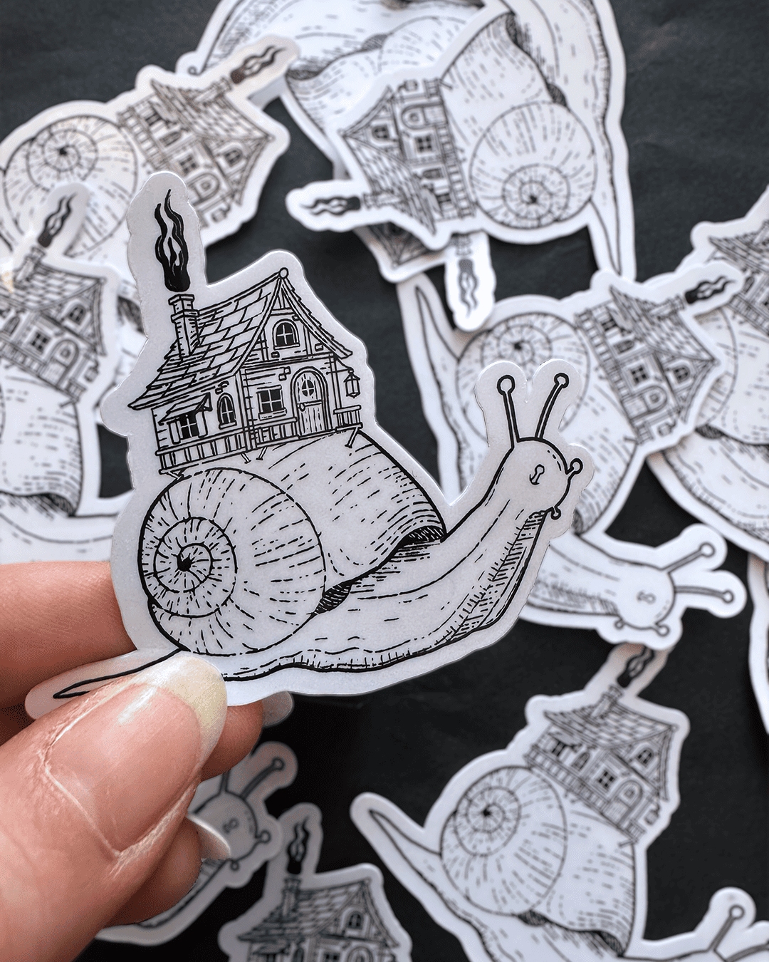 Sticker - Escargot voyageur