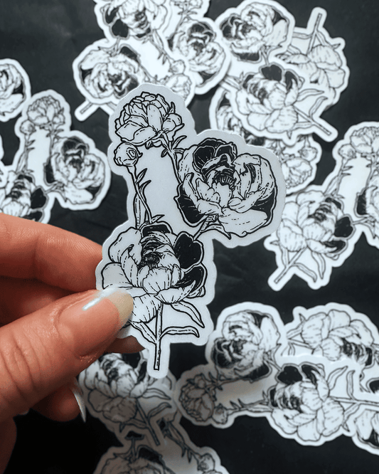 Stickers pivoines