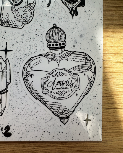 Planche stickers - Potions