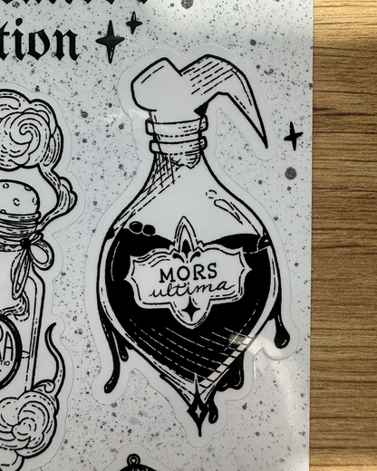 Planche stickers - Potions