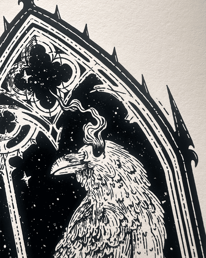Print corbeau