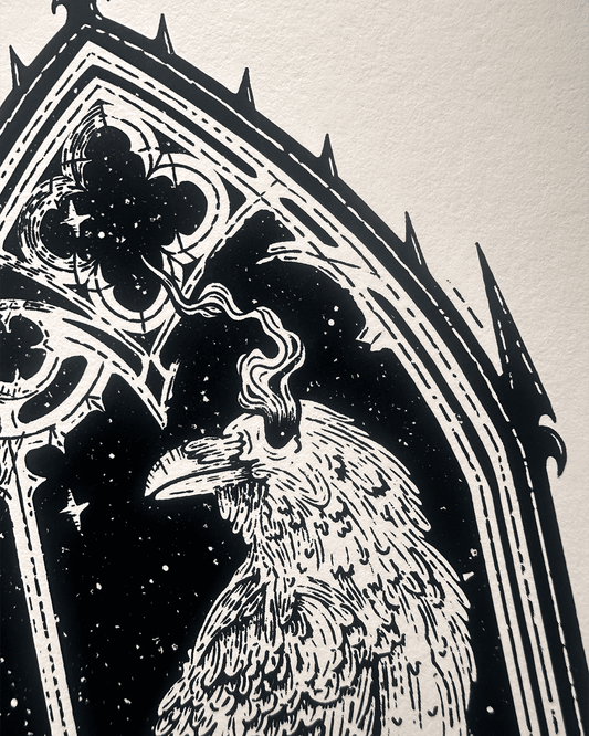Print corbeau