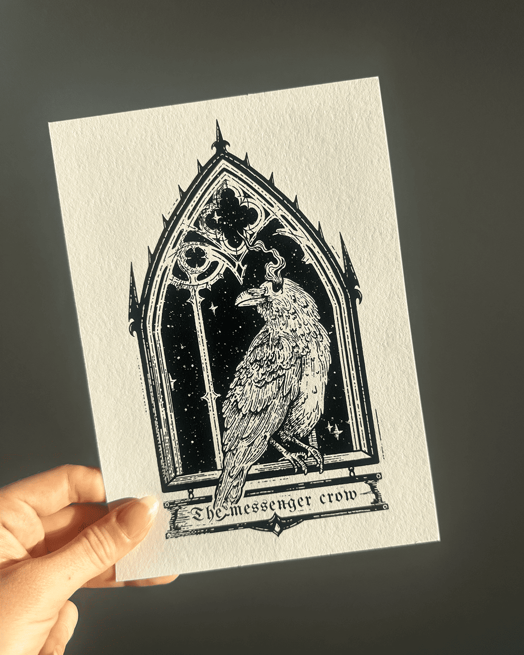 Print corbeau