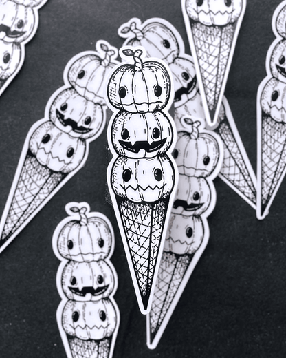 Sticker - Glace citrouilles