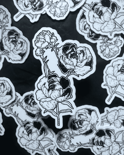 Stickers pivoines
