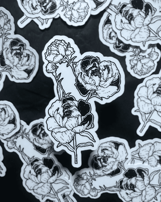 Stickers pivoines